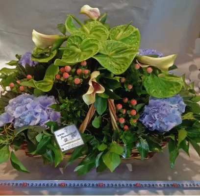 Exclusive Arrangement in basket