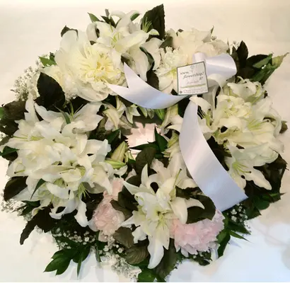 condolences wreath. (large size)