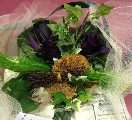 Season flowers - Random Varieties - Random Colors in zink pot!!! (only for ATTICA REGION GREECE)