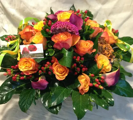 Exclusive Arrangement in basket. Hot Summer !!!