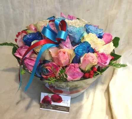 (21) mixed roses. Super week offer!!! Exclusive.