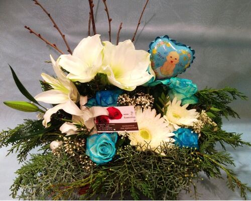 Flowers for new born baby