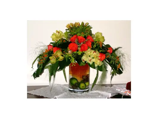 Arrow line flowers