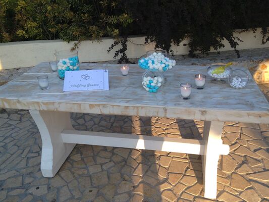 Γάμος. Στολισμός Εκκλησίας Με "Μπλε Βάντα"