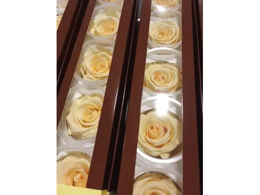 Rose Big Head (6cm)  (preserved) In Arrangement with decoration.