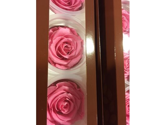 Rose Big Head (6cm)  (preserved) In Arrangement with decoration.