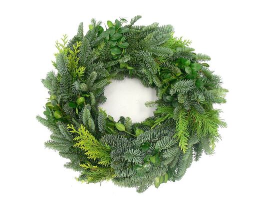 Christmas Wreath Abies Nobilis or Mixed Greens Diam. 45-50cm