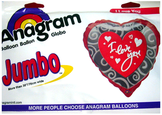 Valentine balloon Jumbo Heart!!!