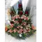 Arrangement with exclusive Red roses + Cymbidium ochids !!!