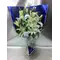 Gift wrapped white season flowers!!!