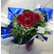 Red roses bouquet (10)stems  A' quality Dutch  gift wrapped with greens in water!!!