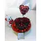 Valentine arrangement "heart shaped"
