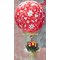 Μπαλόνι Βαλεντίνου "Αερόστατο" + Μπουκέτο με άνθη εποχής + Βάζο!!!