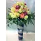 Ανθοπωλεία flowershop.gr Τριαντάφυλλα (40) τεμ.Εκουαδόρ Α' ποιότητος + Βάζο + Διακόσμηση με χρωματιστή άμμο!!!