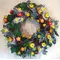 Artificial Flower Wreath .Big Size (diam. 0,80m)