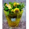 Yellow Flowers in water bag