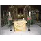 Wedding decoration in waterfall style flower arrangements