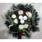 Christmas arrangement with candles