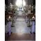 Wedding decoration with Plexiglass stands