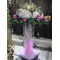 Glass vase double