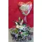 Basket arrangement with balloon