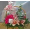 Basket with season flowers