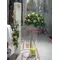 Wedding church flower arrangements  Vase + Candle