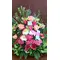 Rich romantic pink & fucshia colored flower arrangement