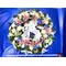 Funeral wreath on "oasis moss base"