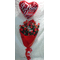 Τριαντάφυλλα (21) τεμ. ανθοδέσμη και μπαλόνι
