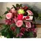 Christmas & New Year Celebrating Arrangements With Candle