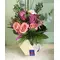 Big headed ecuadorian (best in the world) roses in vase