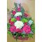Pink or fuchsia flower basket