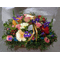 Καλάθι με πολύχρωμα λουλούδια