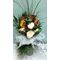 Wedding bouquet with Mango Callas & Exclusive Greens & Decoration (pastel colors)