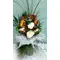 Wedding bouquet with Mango Callas & Exclusive Greens & Decoration (pastel colors)