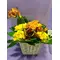 Exclusive Arrangement in basket. Level Grouped Roses