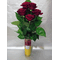 Ανθοπωλειο Αθηνα .Κόκκινα τριαντάφυλλα (10) μπουκέτο σε βάζο
