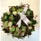 White condolences wreath. (Small)