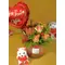 Exotic flowers valentine arrangement