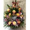 Ανθοπωλείο flowershop.gr Χειμώνας λουλούδια σε "Χιονισμένο" καλάθι.