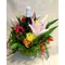 Basket with Flowers & Wine