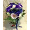 Wedding bouquet. Summer Vanda Blue Theme.