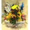 Big Easter Hamper with assorted decoration.