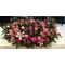 Flower table arrangement. (100) roses