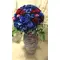 Exclusive "Paper Collage" Vase Med !!! With "Rose Ball"  100 stems total.