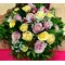 Big headed ecuadorian (best in the world) roses in basket