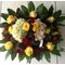 Basket with hydrangeas and exclusive ecuador roses !!!