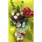 Άγιος Βαλεντίνος Μπουκετο Με Λουλούδια Εποχής Σε Βάζο + Αρκούδος + Μπαλόνι . Σπέσιαλ