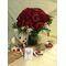 Red Roses Love X 60 !!! (60) Heads !!! (1) Exclusive Vase !!! + Teddy + Wine + Card